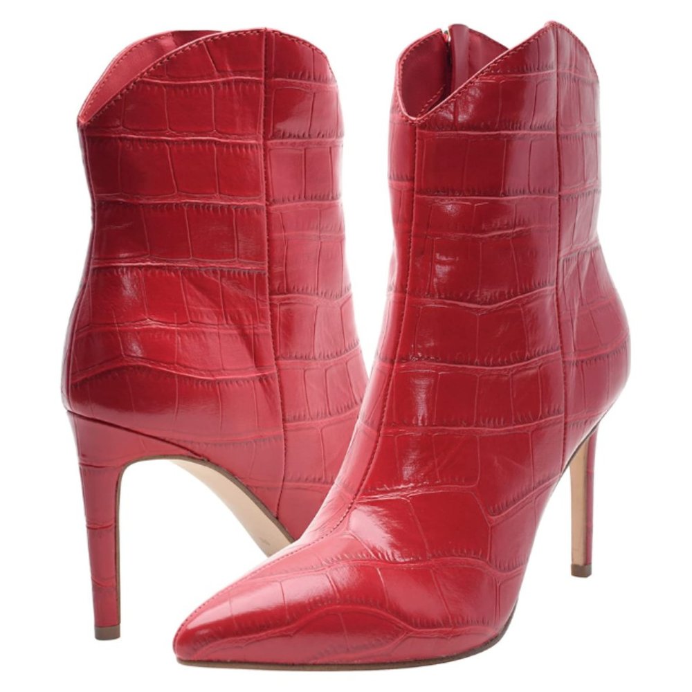 Marc Fisher Boots in Red